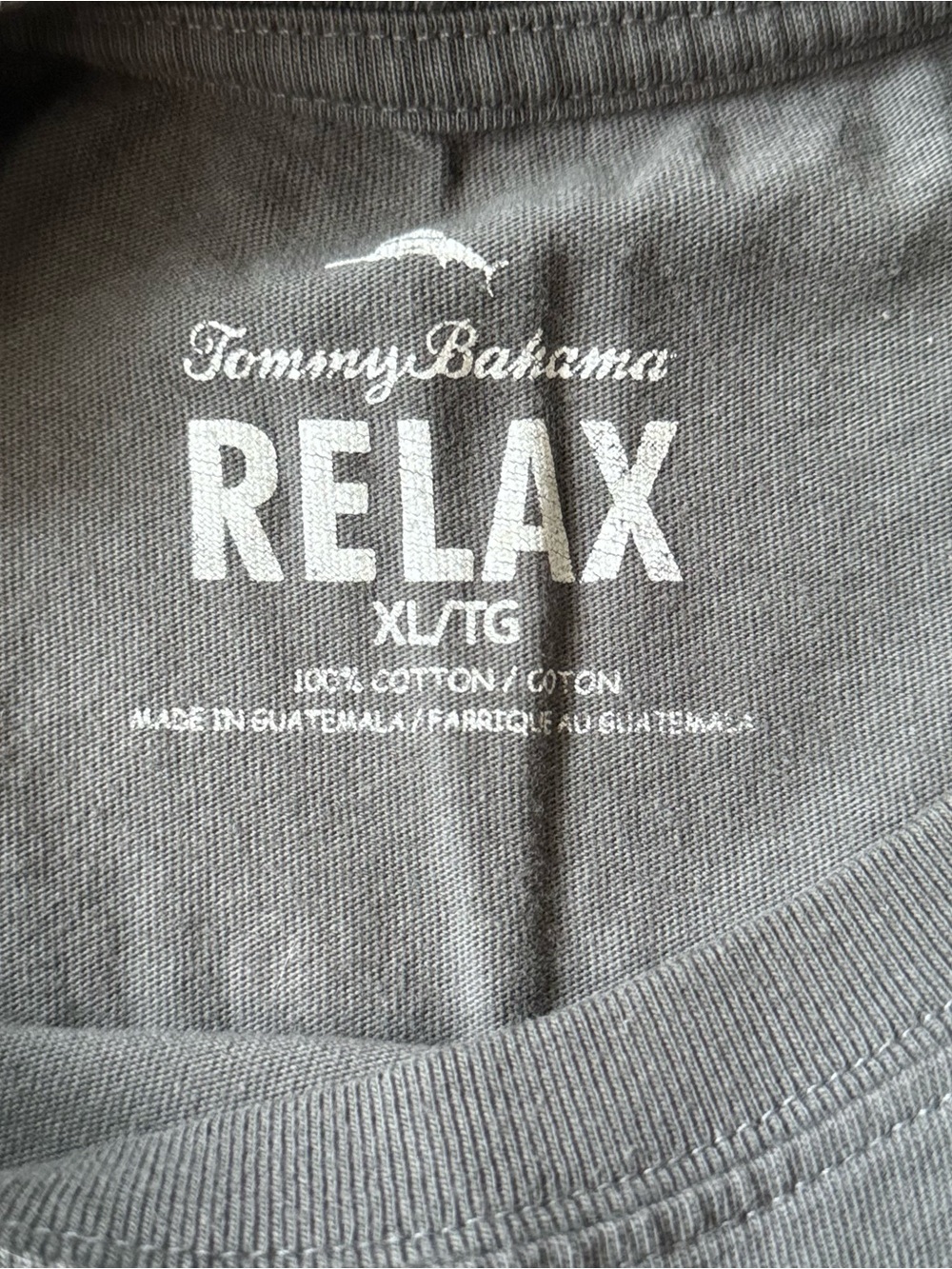 Tommy Bahama Relax First Class Flight Graphic T Shirt Men’s XL Gray 100% Cotton - Picture 4 of 8